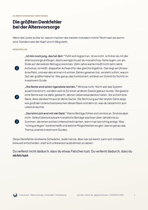 Leseprobe: Die größten Denkfehler