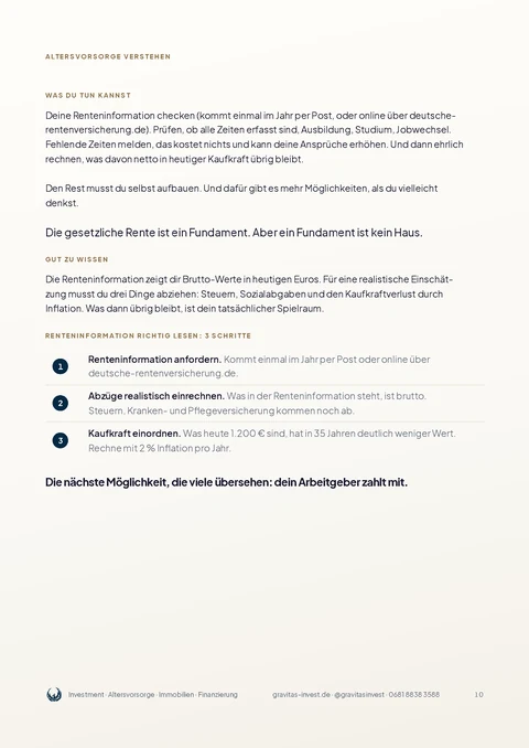 Leseprobe: Was du jetzt tun kannst